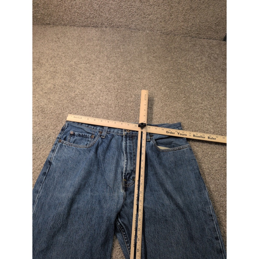 Gap 1969‎ Easy Fit Mens Medium Wash Straight Leg Blue Denim Jeans 36x34 Cotton - Picture 4 of 9